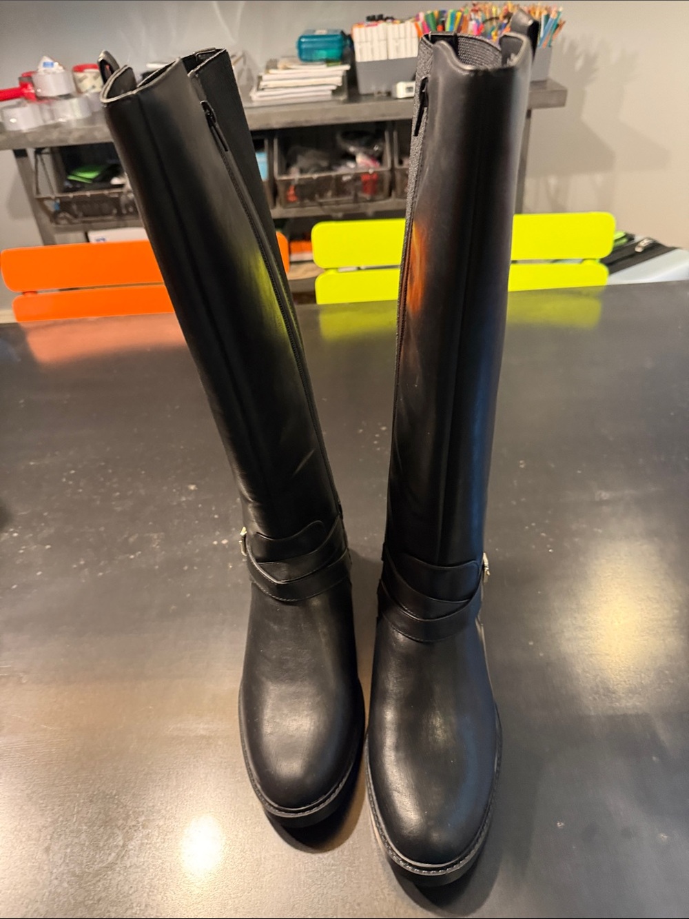 Kelly and Katie Classic Tall Black Women's Riding Boots